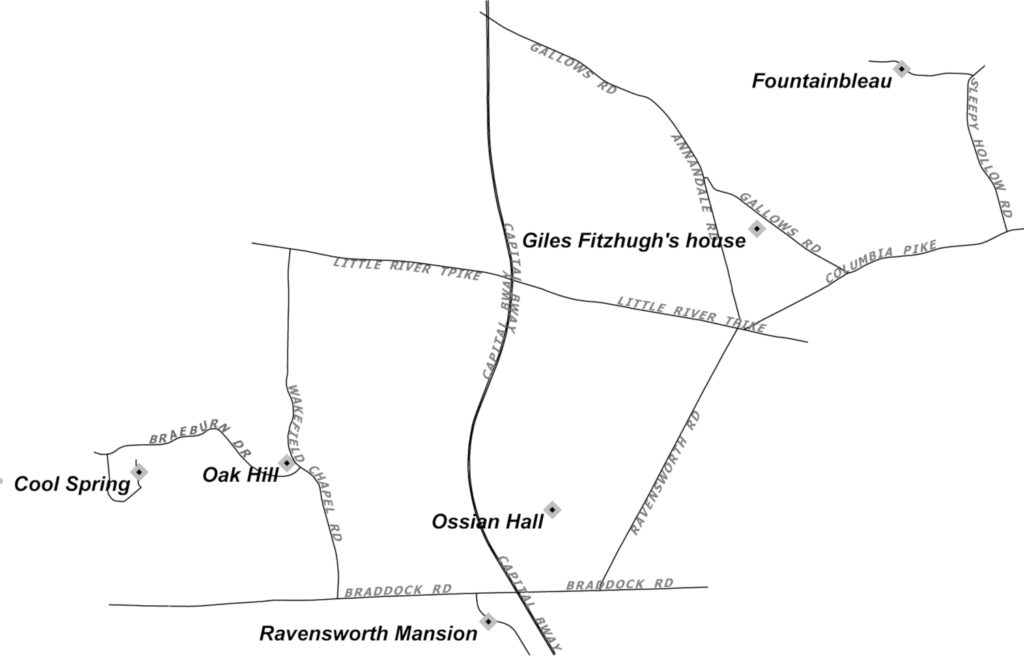 Fitzhugh Residences (Locator Map) The Story of Ravensworth